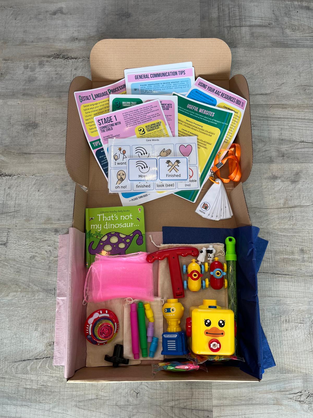 Stage 1 CHAT BOX - Up, up and away Box